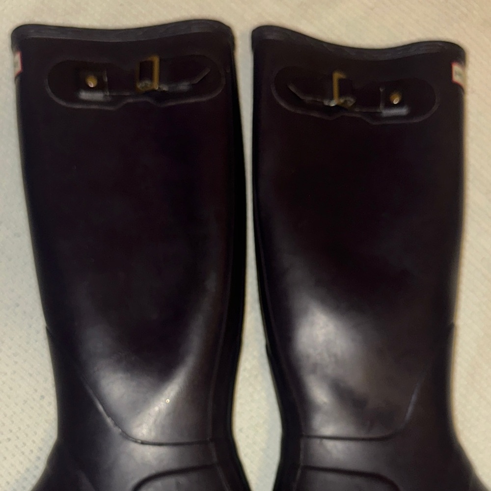 Tall Hunter Purple Women's Winter & Rain Boots - Picture 9 of 13